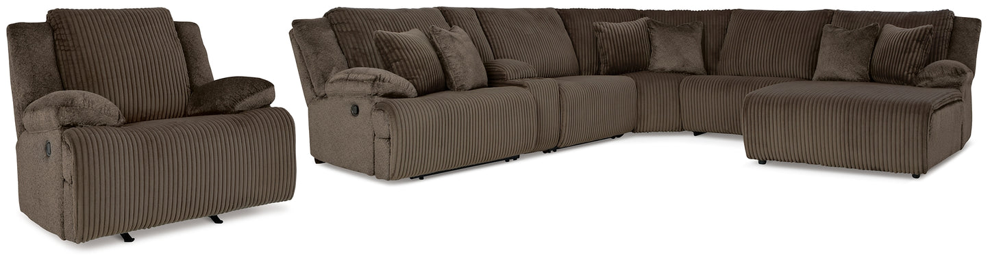 Top Tier 6-Piece Sectional with Recliner