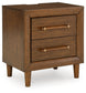 Lyncott Queen Upholstered Bed with Mirrored Dresser, Chest and 2 Nightstands