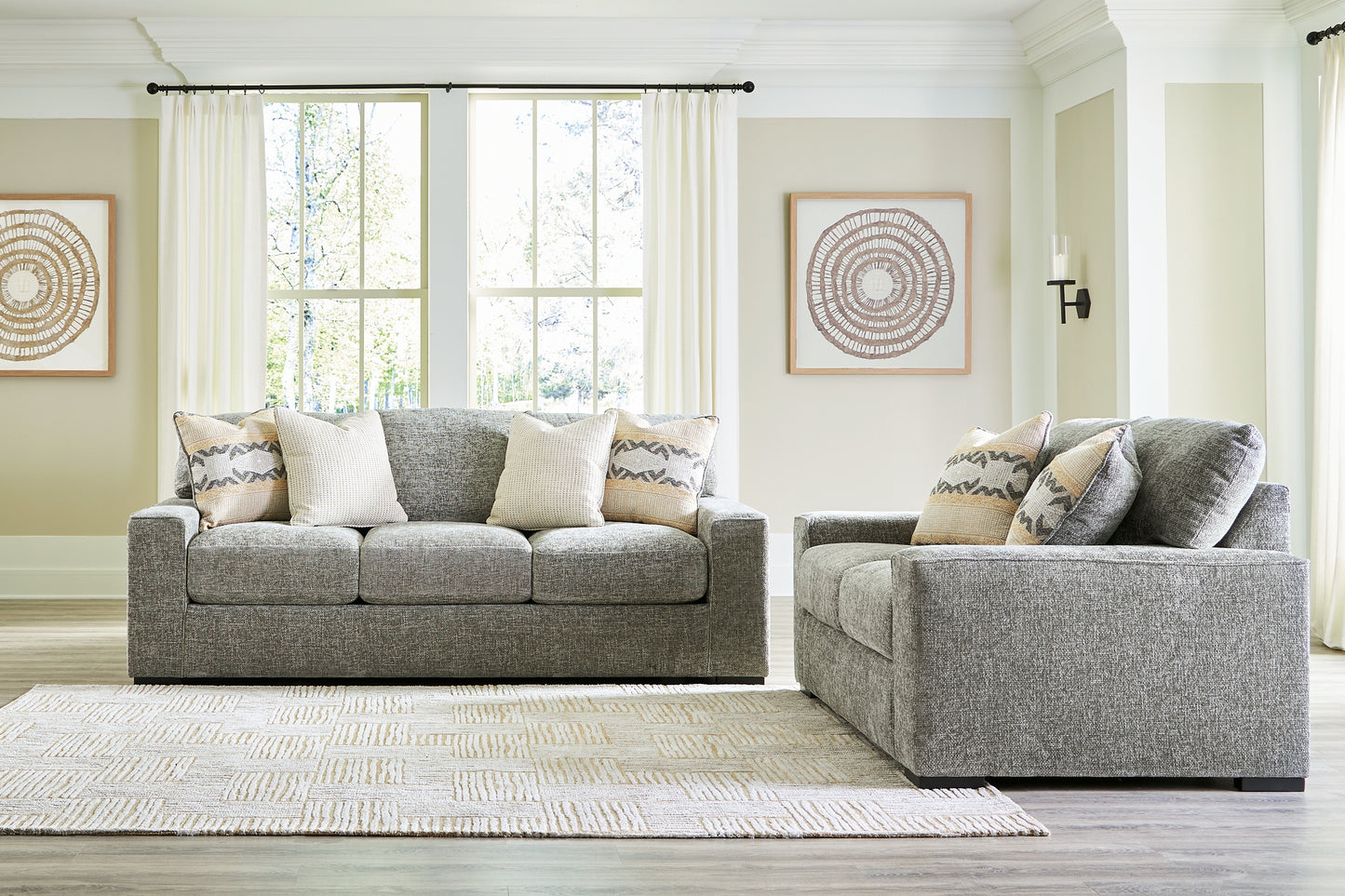 Dunmor Sofa, Loveseat, Chair and Ottoman