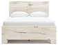 Lawroy Queen Panel Bed with Mirrored Dresser