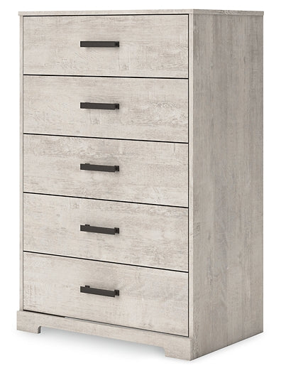Shawburn Full Platform Bed with Dresser, Chest and Nightstand